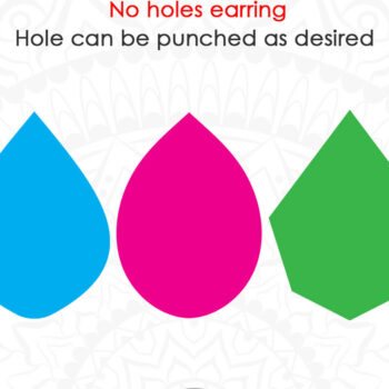 Intra απο ξύλο plywood 3mm-4mm πάχος – Σκουλαρίκι με νιφάδες χιονιού Δίασταση  5x5 cm INTRAFABR-6663392 - Image 3