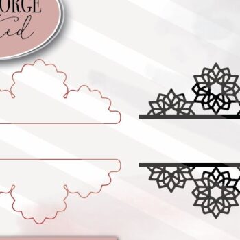 Intra απο ξύλο plywood 3mm-4mm πάχος – Μονόγραμμα νιφάδας χιονιού Δίασταση 20x20 cm INTRAFABR-72169214 - Image 2