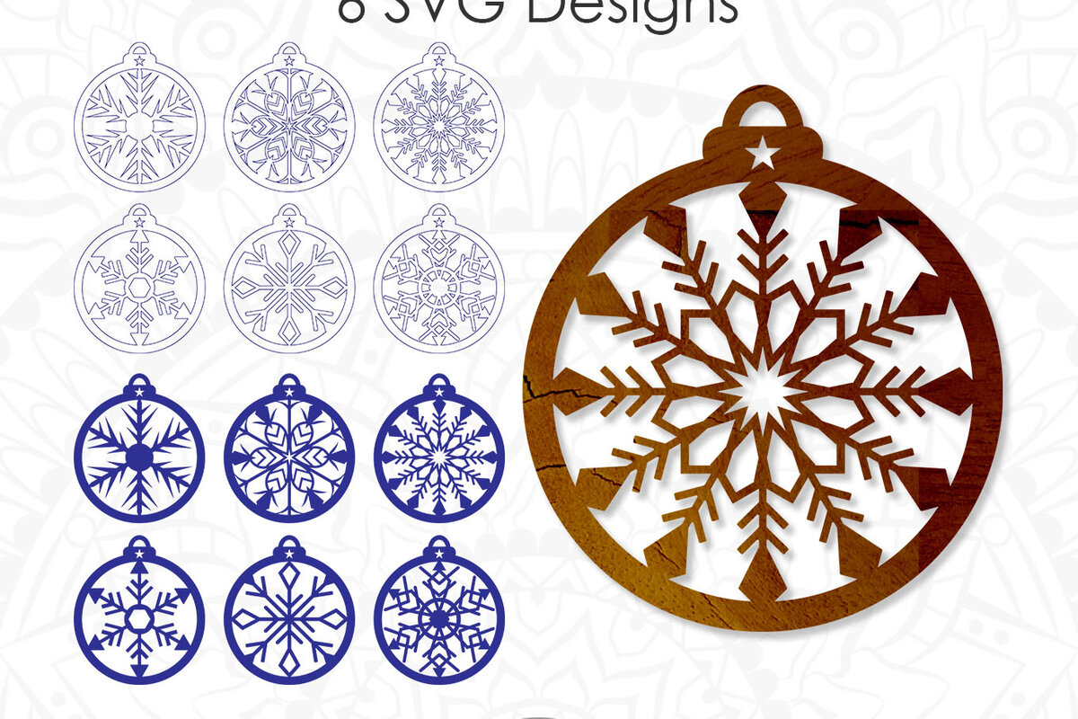 Intra απο ξύλο plywood 3mm-4mm πάχος – Στολίδι με νιφάδα χιονιού Δίασταση  20x20 cm INTRAFABR-9415606