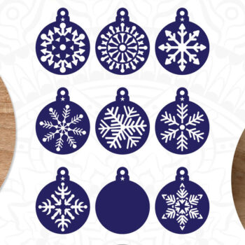 Intra απο ξύλο plywood 3mm-4mm πάχος – Snowflake Ornament Δίασταση  20x20 cm INTRAFABR-19981021 - Image 1