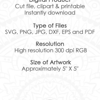 Intra απο ξύλο plywood 3mm-4mm πάχος – Στολίδι Snowflake, Αρχεία κοπής με λέιζερ Δίασταση  20x20 cm INTRAFABR-43442359 - Image 6