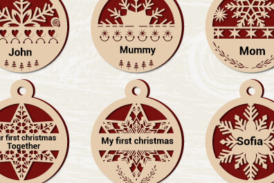 Intra απο ξύλο plywood 3mm-4mm πάχος – Στολίδια Snowflake Cut Layered 1208 Δίασταση  20x20 cm INTRAFABR-110780533