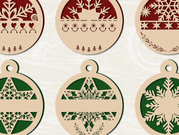 Intra απο ξύλο plywood 3mm-4mm πάχος – Στολίδια Snowflake Cut Layered 1208 Δίασταση  20x20 cm INTRAFABR-110780533 - Image 3