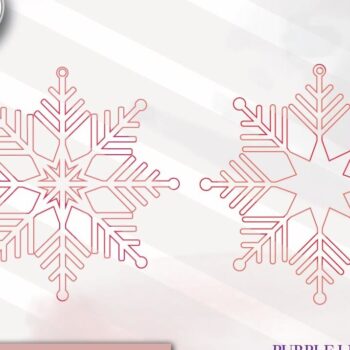 Intra απο ξύλο plywood 3mm-4mm πάχος – Στολίδια Snowflake για Laser Δίασταση  20x20 cm INTRAFABR-72169681 - Image 3