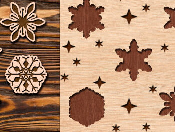 Intra απο ξύλο plywood 3mm-4mm πάχος – Πακέτο Snowflake Puzzles Δίασταση 20x20 cm INTRAFABR-98603011 - Image 6