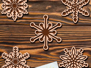 Intra απο ξύλο plywood 3mm-4mm πάχος – Πακέτο Snowflake Puzzles Δίασταση 20x20 cm INTRAFABR-98603011 - Image 10