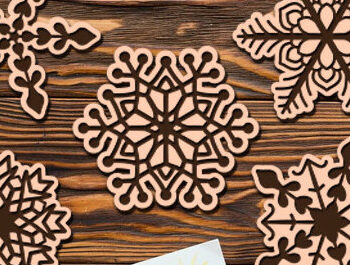 Intra απο ξύλο plywood 3mm-4mm πάχος – Πακέτο Snowflake Puzzles Δίασταση 20x20 cm INTRAFABR-98603011 - Image 13