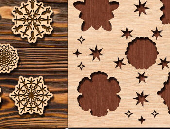 Intra απο ξύλο plywood 3mm-4mm πάχος – Πακέτο Snowflake Puzzles Δίασταση  20x20 cm INTRAFABR-98603003 - Image 6