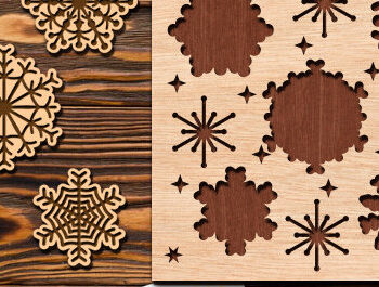 Intra απο ξύλο plywood 3mm-4mm πάχος – Πακέτο Snowflake Puzzles Δίασταση  20x20 cm INTRAFABR-98603003 - Image 12