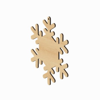 Intra απο ξύλο plywood 3mm-4mm πάχος – Αρχεία Snowflake Sign Cut Laser Δίασταση 40x30 cm INTRAFABR-117680204 - Image 2