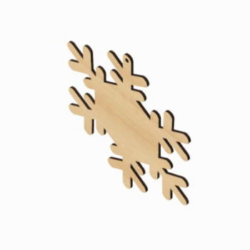Intra απο ξύλο plywood 3mm-4mm πάχος – Αρχεία Snowflake Sign Cut Laser Δίασταση 40x30 cm INTRAFABR-117680204 - Image 3