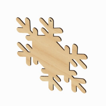 Intra απο ξύλο plywood 3mm-4mm πάχος – Αρχεία Snowflake Sign Cut Laser Δίασταση 40x30 cm INTRAFABR-117680174 - Image 3