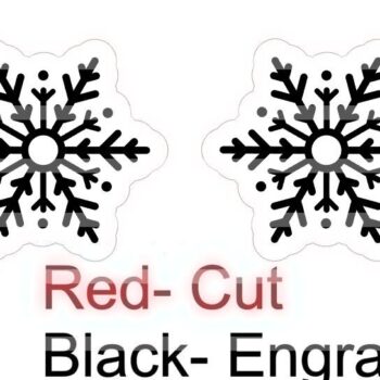 Intra απο ξύλο plywood 3mm-4mm πάχος – Σκουλαρίκια Snowflake Stud Δίασταση  5x5 cm INTRAFABR-49323049 - Image 2