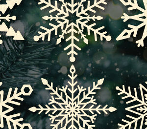 Intra απο ξύλο plywood 3mm-4mm πάχος – Snowflake Δίασταση  20x20 cm INTRAFABR-102648386