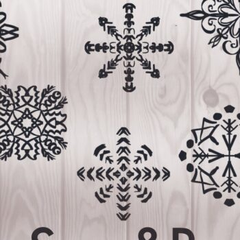 Intra απο ξύλο plywood 3mm-4mm πάχος – Snowflake - Snowflake Clipart -snow Δίασταση 20x20 cm INTRAFABR-5542255 - Image 1