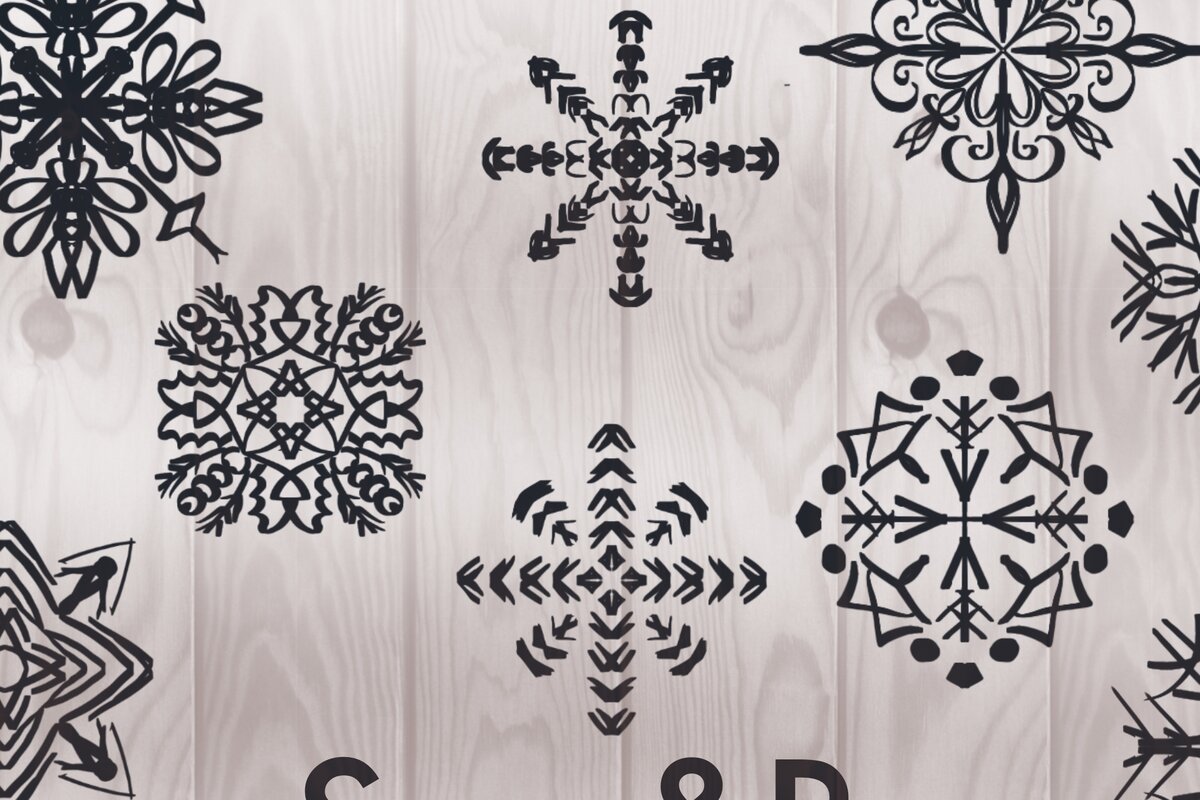 Intra απο ξύλο plywood 3mm-4mm πάχος – Snowflake - Snowflake Clipart -snow Δίασταση  20x20 cm INTRAFABR-5542255
