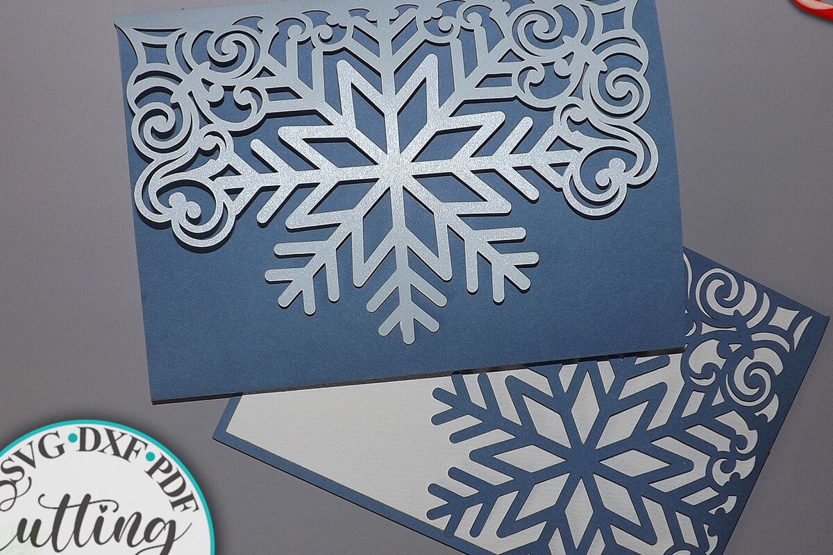 Intra απο ξύλο plywood 3mm-4mm πάχος – Προσκλητήριο γάμου Trifold Snowflake Δίασταση  20x20 cm INTRAFABR-7707332