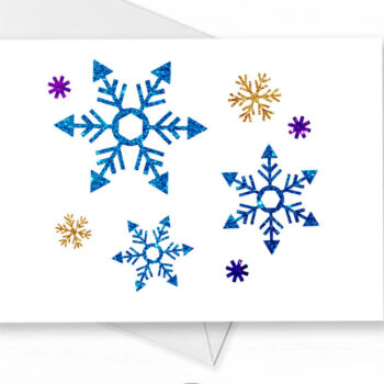 Intra απο ξύλο plywood 3mm-4mm πάχος – Νιφάδες χιονιού Δίασταση  20x20 cm INTRAFABR-9170189 - Image 3