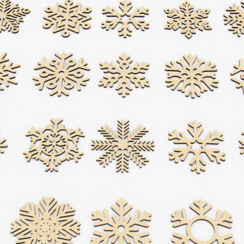 Intra απο ξύλο plywood 3mm-4mm πάχος – Αρχεία νιφάδων χιονιού και κουτιού αποθήκευσης δώρων Δίασταση 20x20 cm INTRAFABR-47679440 - Image 4