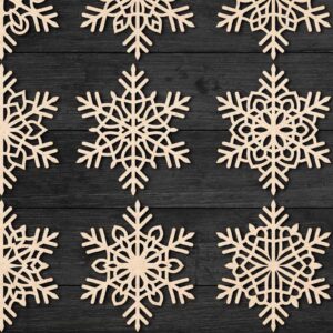 Intra απο ξύλο plywood 3mm-4mm πάχος – Snowflakes, Snowflakes 42 Δίασταση  20x20 cm INTRAFABR-77684624