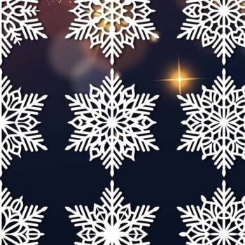 Intra απο ξύλο plywood 3mm-4mm πάχος – Πακέτο Snowflakes 17 Δίασταση  20x20 cm INTRAFABR-77370036 - Image 2