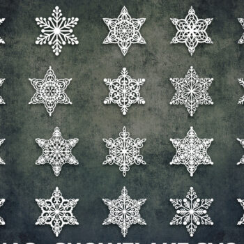 Intra απο ξύλο plywood 3mm-4mm πάχος – Πακέτο Snowflakes Δίασταση 20x20 cm INTRAFABR-85303726 - Image 1