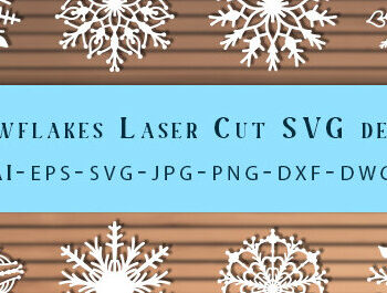 Intra απο ξύλο plywood 3mm-4mm πάχος – Snowflakes  Δίασταση  20x20 cm INTRAFABR-70327592 - Image 2