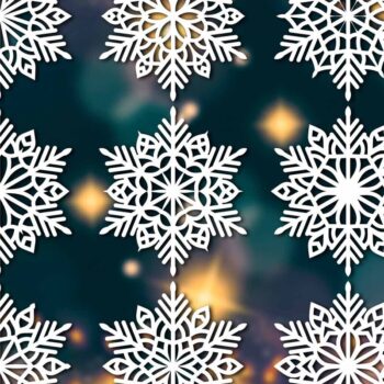 Intra απο ξύλο plywood 3mm-4mm πάχος – Snowflakes, Dxf Bundle 18 Δίασταση 20x20 cm INTRAFABR-77371771 - Image 2