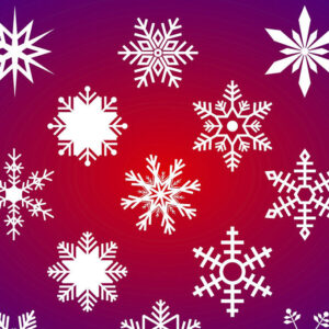 Intra απο ξύλο plywood 3mm-4mm πάχος – Snowflakes Snowflakes Διάνυσμα Δίασταση  20x20 cm INTRAFABR-29718821