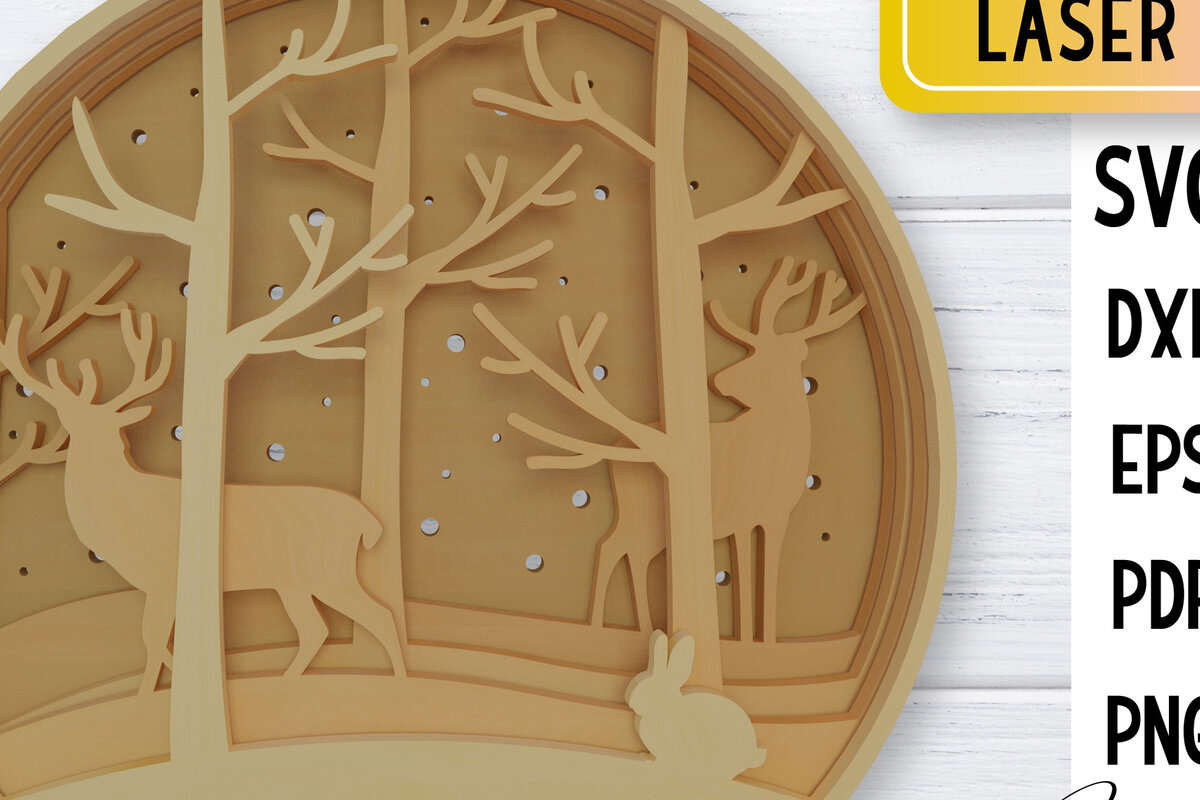 Intra απο ξύλο plywood 3mm-4mm πάχος – Χριστουγεννιάτικο στολίδι Snowglobe Δίασταση  20x20 cm INTRAFABR-76526775