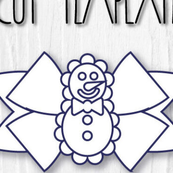 Intra απο ξύλο plywood 3mm-4mm πάχος – Πρότυπο τόξων χιονάνθρωπος Δίασταση  20x20 cm INTRAFABR-16275935 - Image 2