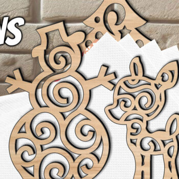 Intra απο ξύλο plywood 3mm-4mm πάχος – Θήκη χαρτοπετσέτας διακοπών Χριστουγέννων Χιονάνθρωπος Δίασταση  20x20 cm INTRAFABR-108973746 - Image 3