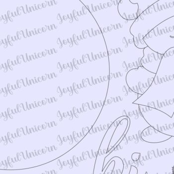 Intra απο ξύλο plywood 3mm-4mm πάχος – Χριστουγεννιάτικο στρογγυλό σημάδι χιονάνθρωπος Δίασταση 20x20 cm INTRAFABR-39123294 - Image 2