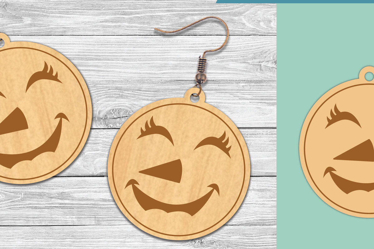 Intra απο ξύλο plywood 3mm-4mm πάχος – Σκουλαρίκια κομμένα με λέιζερ Snowman Face 4 Δίασταση  5x5 cm INTRAFABR-106019909