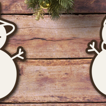 Intra απο ξύλο plywood 3mm-4mm πάχος – Αρχεία λέιζερ στολίδι χιονάνθρωπος | Χριστούγεννα Δίασταση 20x20 cm INTRAFABR-110767878 - Image 3