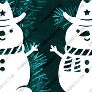 Intra απο ξύλο plywood 3mm-4mm πάχος – Snowman Paper Cut, Snowman Δίασταση  20x20 cm INTRAFABR-116499854