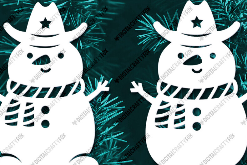 Intra απο ξύλο plywood 3mm-4mm πάχος – Snowman Paper Cut, Snowman Δίασταση  20x20 cm INTRAFABR-116499854