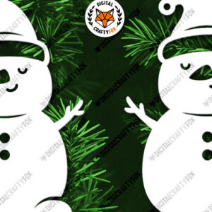 Intra απο ξύλο plywood 3mm-4mm πάχος – Snowman Paper Cut, Snowman Δίασταση  20x20 cm INTRAFABR-117815747