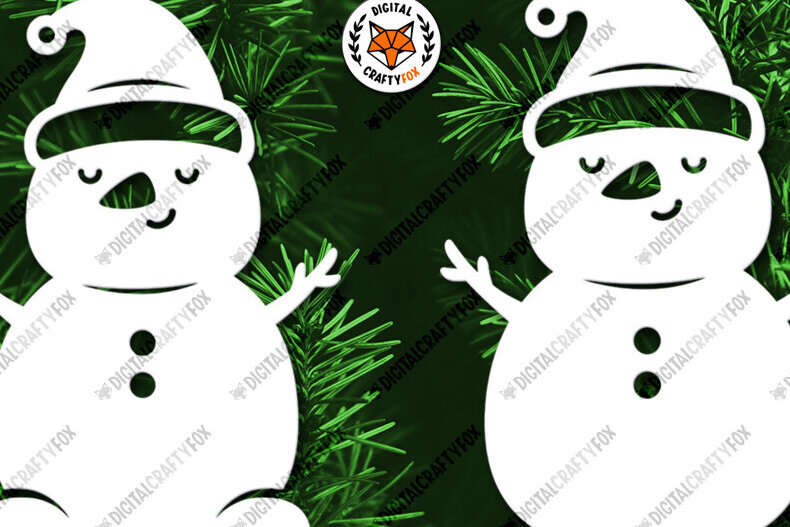 Intra απο ξύλο plywood 3mm-4mm πάχος – Snowman Paper Cut, Snowman Δίασταση  20x20 cm INTRAFABR-117815747