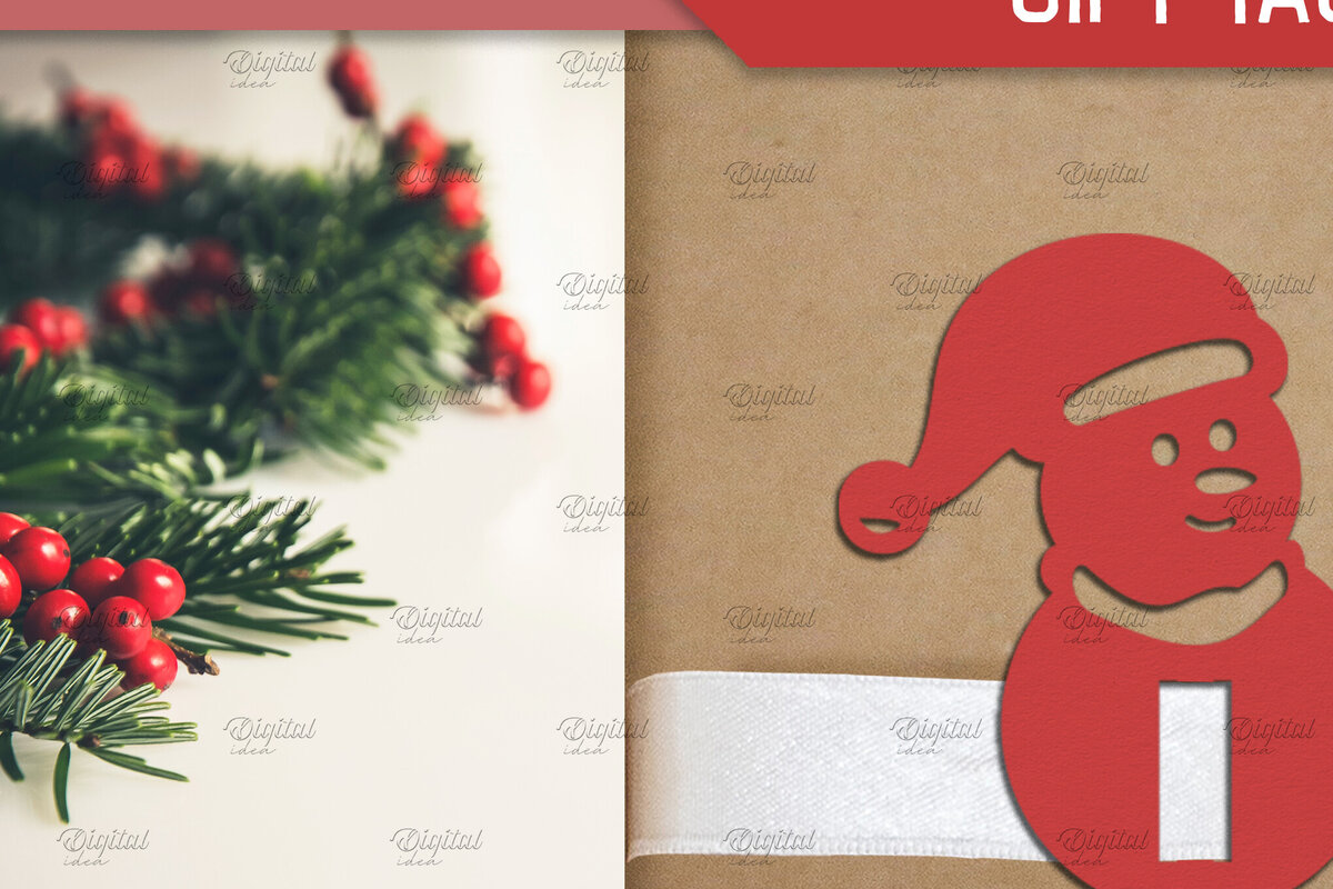 Intra απο ξύλο plywood 3mm-4mm πάχος – Χιονάνθρωπος. Χαρτί δώρου με κορδέλα Χριστουγέννων Δίασταση  20x20 cm INTRAFABR-83088878