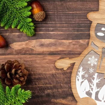 Intra απο ξύλο plywood 3mm-4mm πάχος – Χιονάνθρωπος Ξύλο Κοπή, Χριστουγεννιάτικο Στολίδι Δίασταση  20x20 cm INTRAFABR-83099907 - Image 6