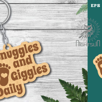 Intra απο ξύλο plywood 3mm-4mm πάχος – Snugless and Giggles Daily Cut με λέιζερ Δίασταση  20x20 cm INTRAFABR-118402859 - Image 1