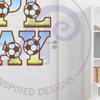 Intra απο ξύλο plywood 3mm-4mm πάχος – Μπάλα ποδοσφαίρου Γράμματα Alphabet Σετ X 26 Δίασταση 20x20 cm INTRAFABR-92085081 - Image 3