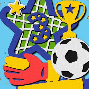 Intra απο ξύλο plywood 3mm-4mm πάχος – Soccer Cake Topper 3D Δίασταση 20x20 cm INTRAFABR-106474920 - Image 4