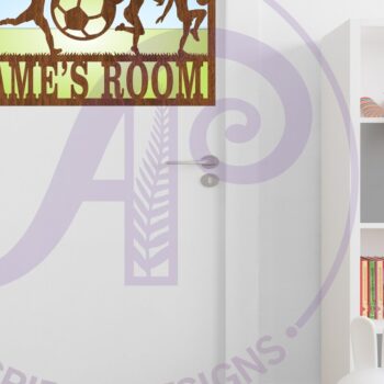 Intra απο ξύλο plywood 3mm-4mm πάχος – Ποδόσφαιρο Γυναίκα Παίκτρια Όνομα Σκηνής Σημάδι Δίασταση  20x20 cm INTRAFABR-93351273 - Image 4