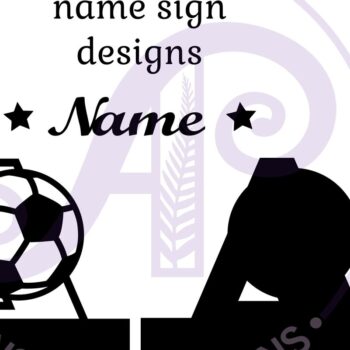 Intra απο ξύλο plywood 3mm-4mm πάχος – Πακέτο επιστολών μονογράμματος ποδοσφαίρου/ποδοσφαίρου Δίασταση  20x20 cm INTRAFABR-81959832 - Image 4