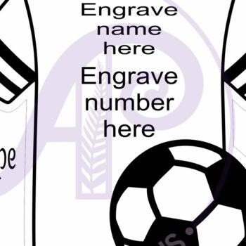 Intra απο ξύλο plywood 3mm-4mm πάχος – Χριστουγεννιάτικη διακόσμηση ποδοσφαίρου Δίασταση 20x20 cm INTRAFABR-117667159 - Image 3