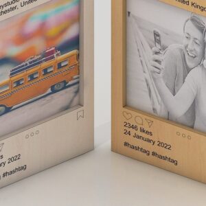 Intra απο ξύλο plywood 3mm-4mm πάχος – Social Instagram Frame Plans Δίασταση  45x45 cm INTRAFABR-37058792