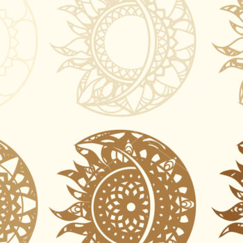 Intra απο ξύλο plywood 3mm-4mm πάχος – Solar Eclipse Wall Art Ήλιος και Σελήνη Δίασταση  40x30 cm INTRAFABR-71774483 - Image 9