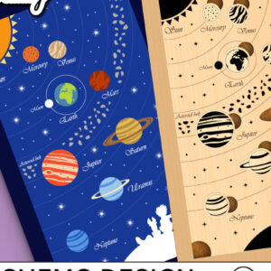 Intra απο ξύλο plywood 3mm-4mm πάχος – Εκπαιδευτικό Συμβούλιο Ηλιακού Συστήματος Δίασταση 20x20 cm INTRAFABR-46884468